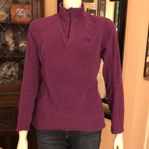 Purple North Face Half Zip
